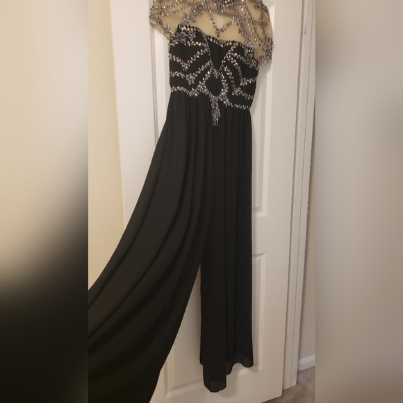 Yusef al jasmi beaded prom dress/ jumpsuit - Picture 6 of 7